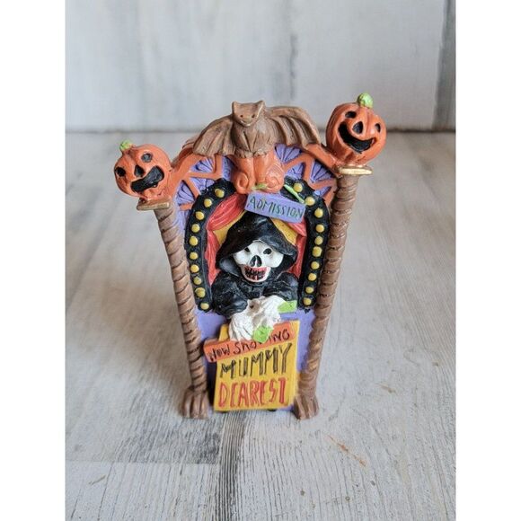 Midwest Cannon Mummy Dearest Halloween movie ticket taker Village accessory Xmas - Picture 1 of 6